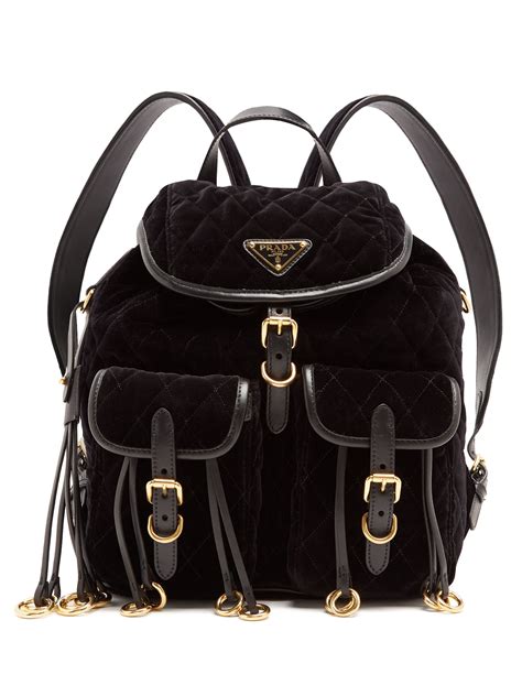 prada shearling backpack